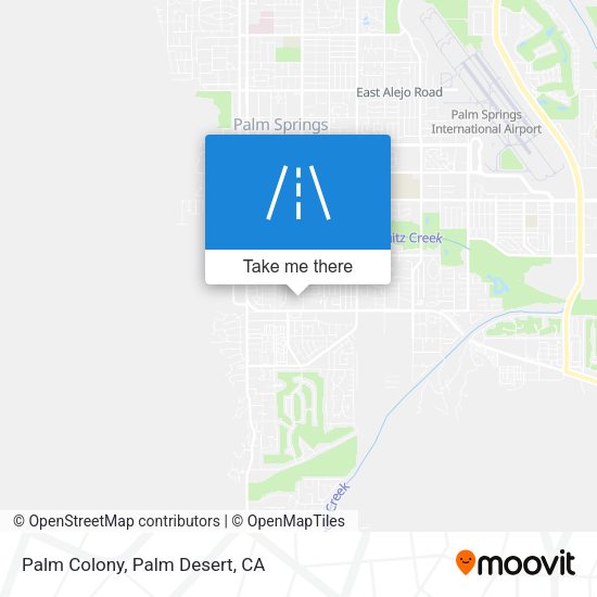Mapa de Palm Colony