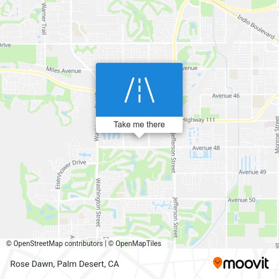 Rose Dawn map