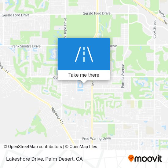 Lakeshore Drive map