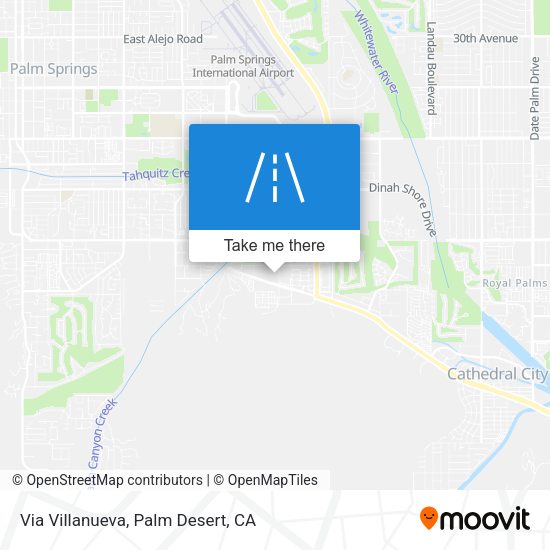 Via Villanueva map
