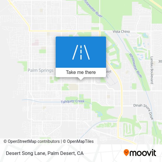 Desert Song Lane map