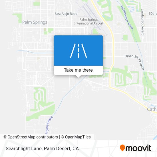 Searchlight Lane map