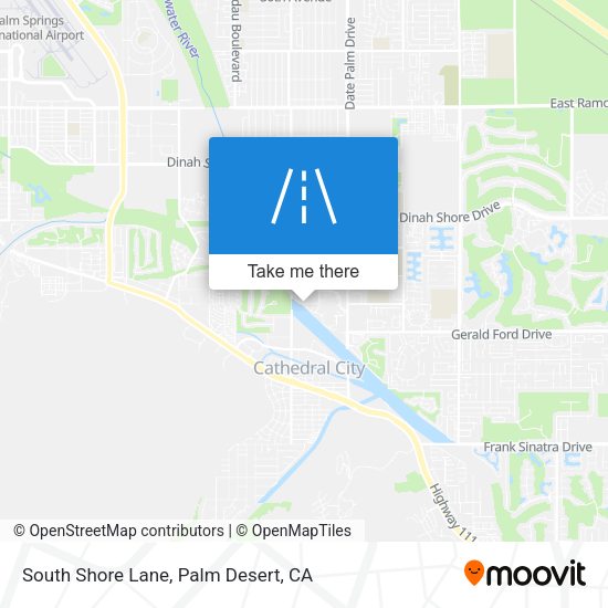 South Shore Lane map