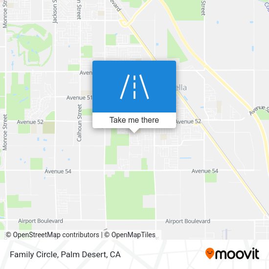 Family Circle map