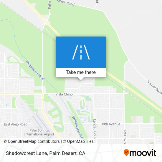 Shadowcrest Lane map