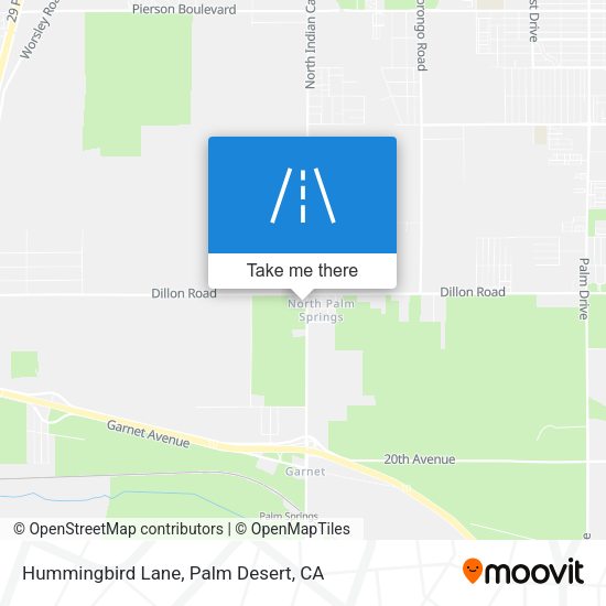 Hummingbird Lane map