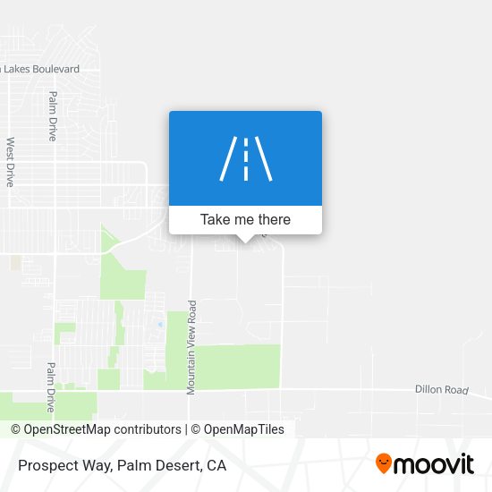 Prospect Way map