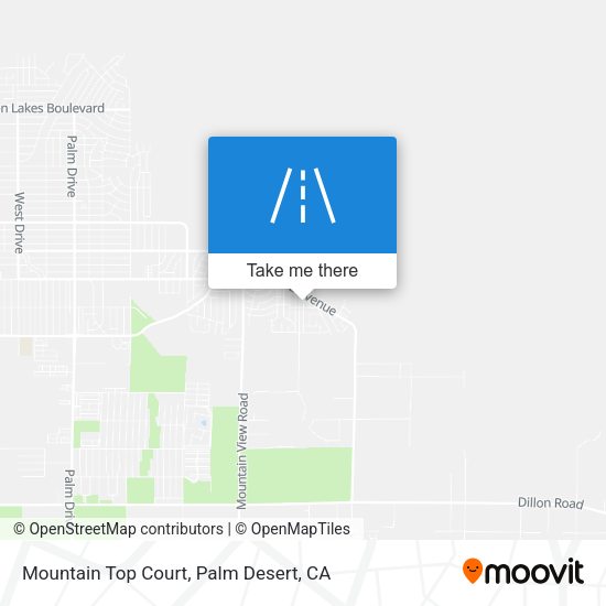 Mountain Top Court map