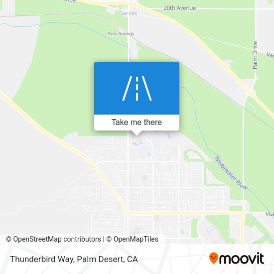 Mapa de Thunderbird Way