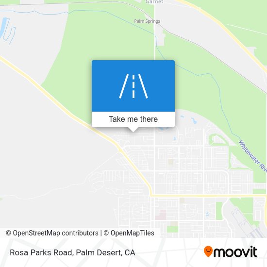Rosa Parks Road map