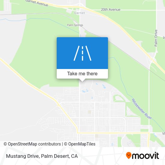 Mapa de Mustang Drive