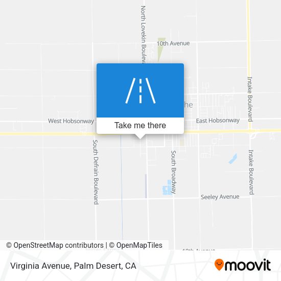 Virginia Avenue map