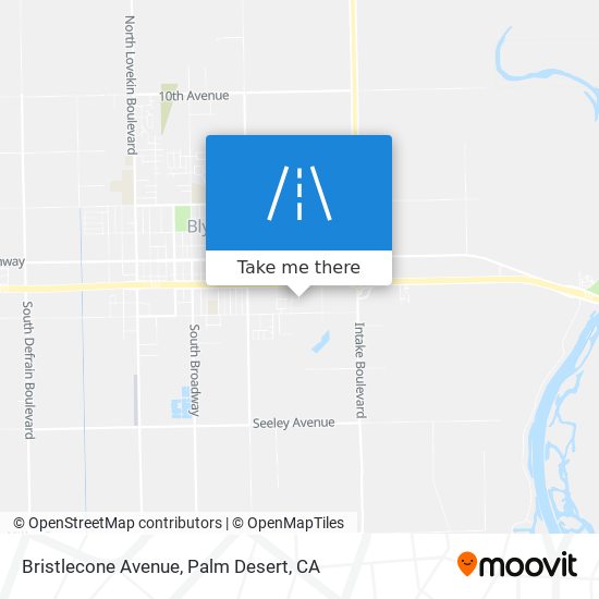 Bristlecone Avenue map