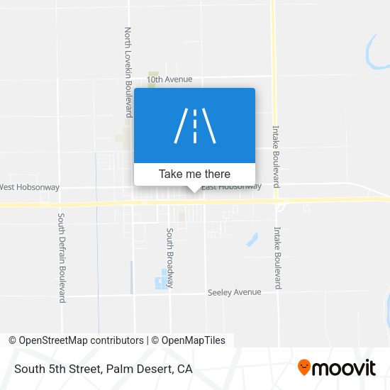 Mapa de South 5th Street