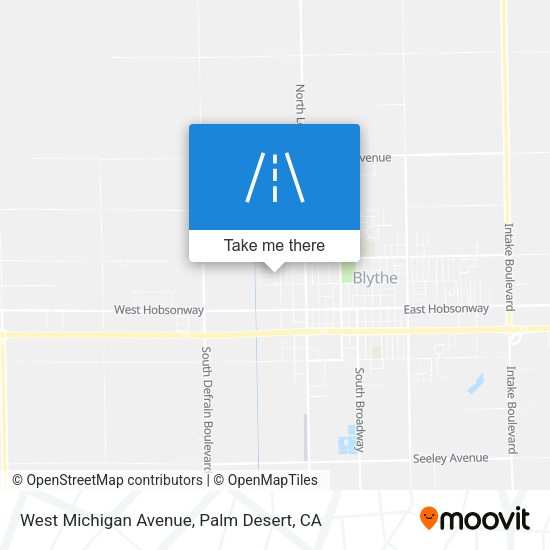 Mapa de West Michigan Avenue