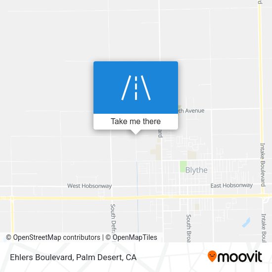 Ehlers Boulevard map