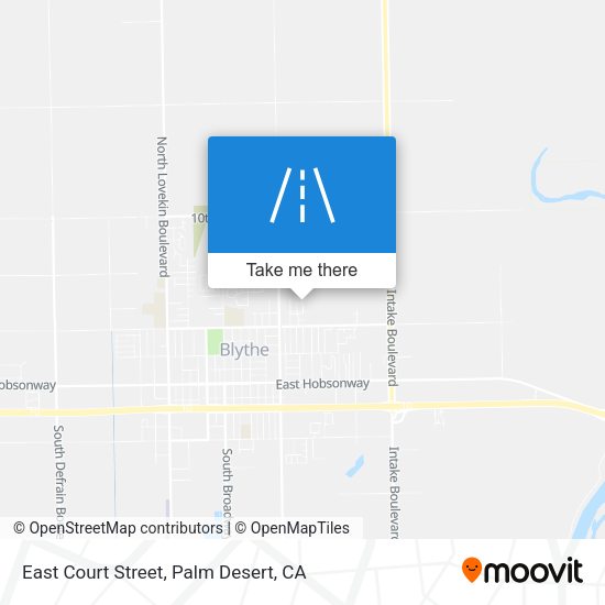 East Court Street map