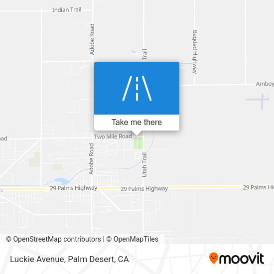 Mapa de Luckie Avenue