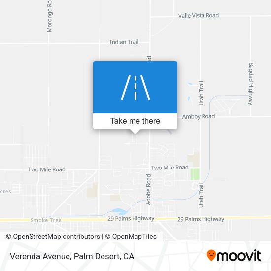 Mapa de Verenda Avenue
