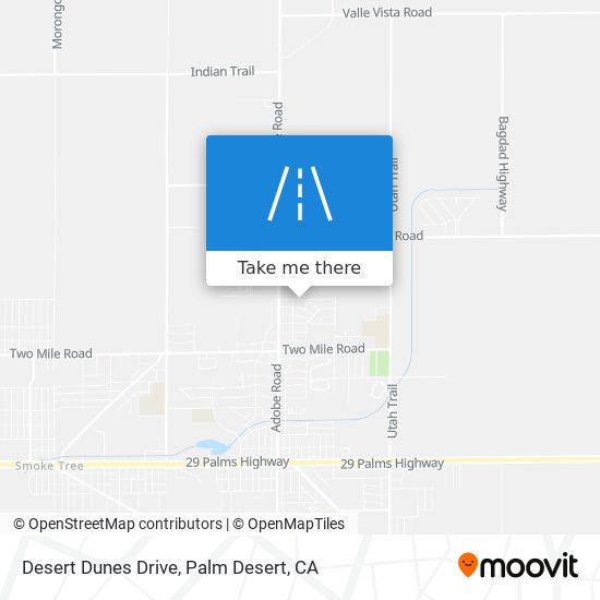 Mapa de Desert Dunes Drive