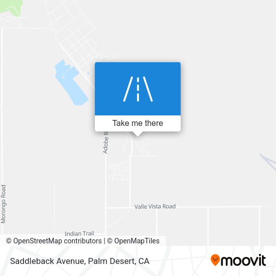 Saddleback Avenue map