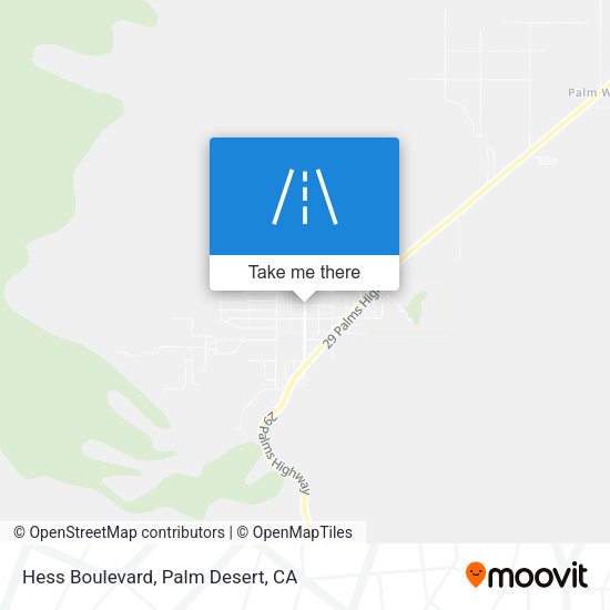 Hess Boulevard map