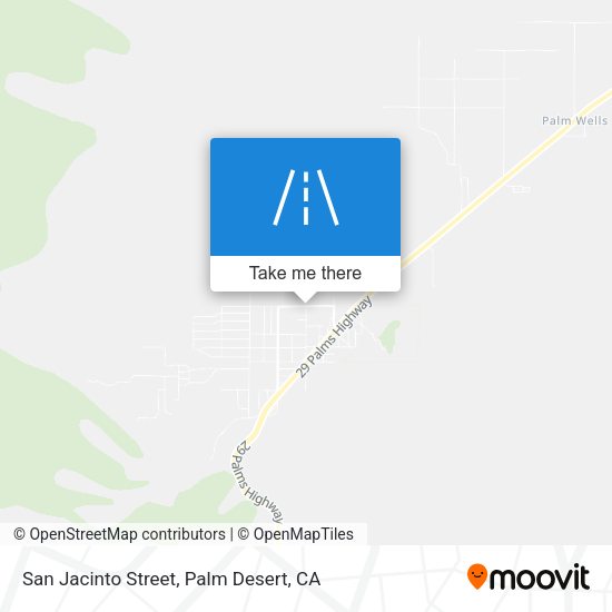 San Jacinto Street map