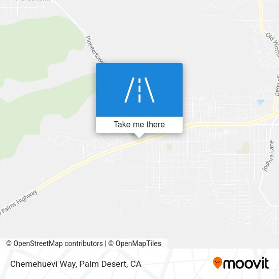Chemehuevi Way map