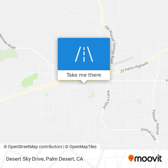 Desert Sky Drive map