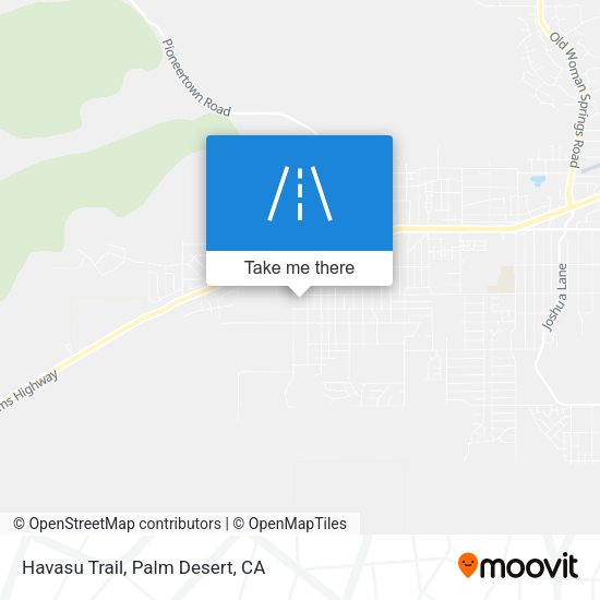 Havasu Trail map