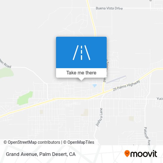 Grand Avenue map
