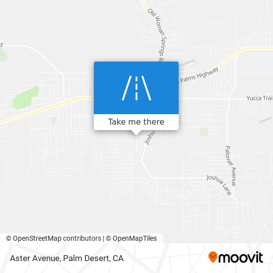 Aster Avenue map