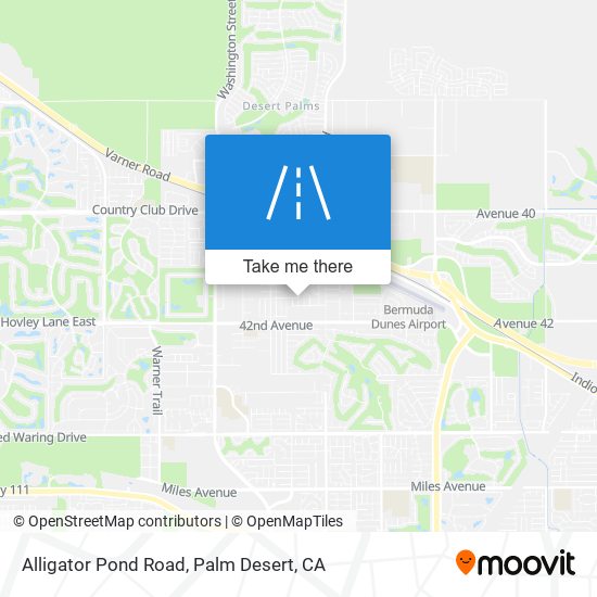 Alligator Pond Road map