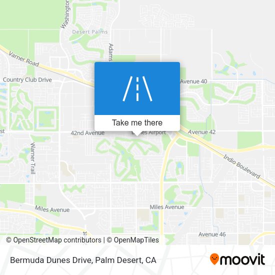 Mapa de Bermuda Dunes Drive