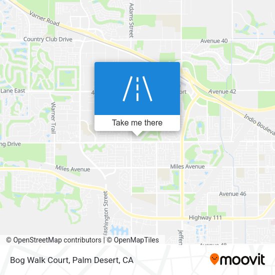 Bog Walk Court map