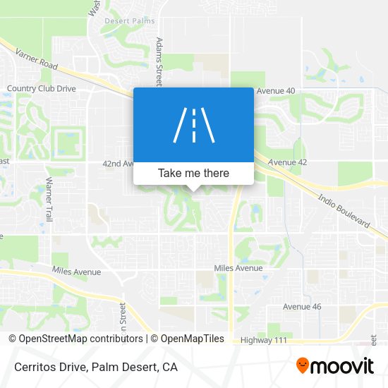 Mapa de Cerritos Drive