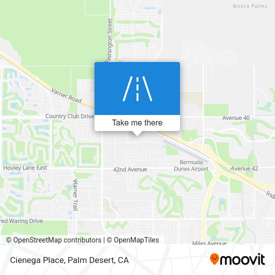 Cienega Place map