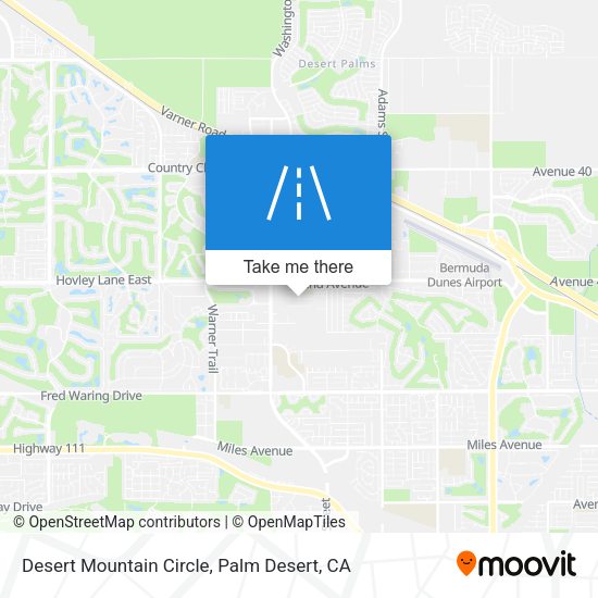 Desert Mountain Circle map