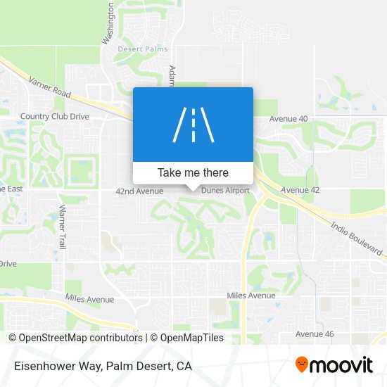 Eisenhower Way map