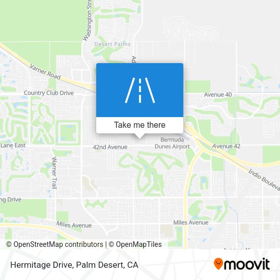 Mapa de Hermitage Drive