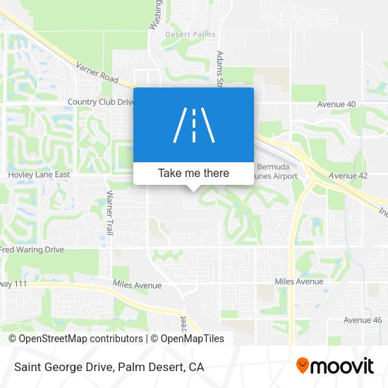 Saint George Drive map