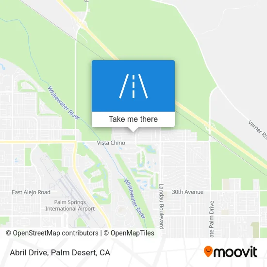 Abril Drive map