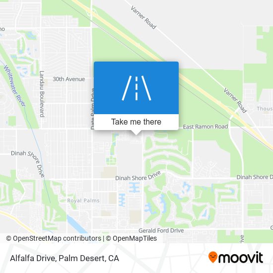 Alfalfa Drive map