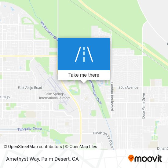 Amethyst Way map
