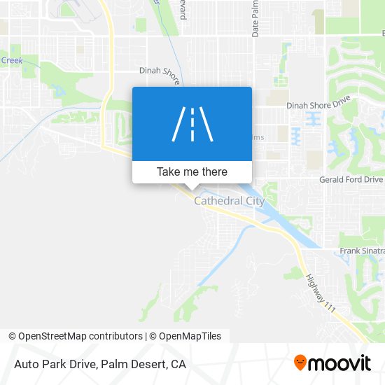Auto Park Drive map