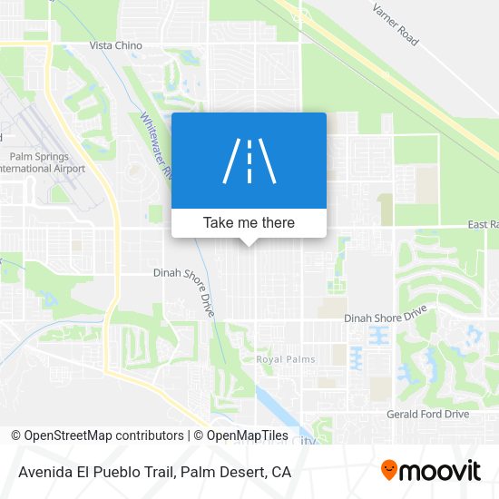 Mapa de Avenida El Pueblo Trail