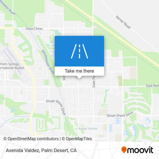 Mapa de Avenida Valdez