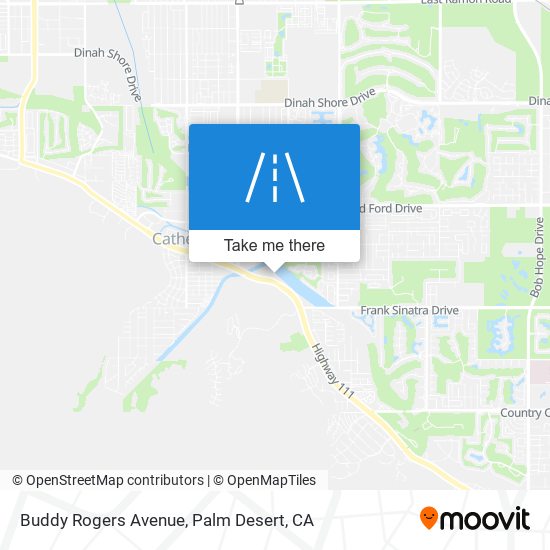 Buddy Rogers Avenue map