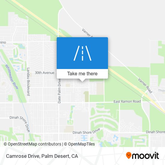 Camrose Drive map