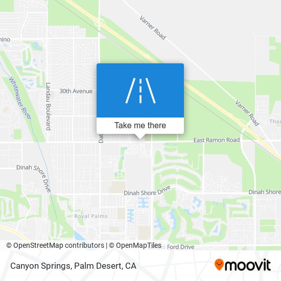Canyon Springs map